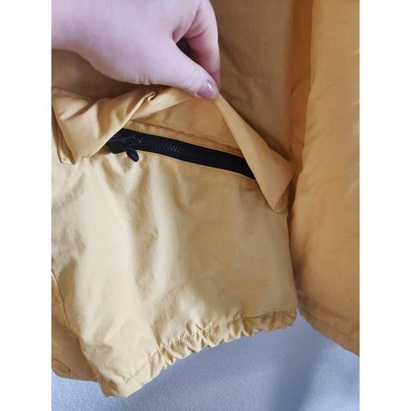 Y2k Vintage B.U.M Equipment Yellow Puffer Ski/Winter Jacket LG - Picture 5 of 13